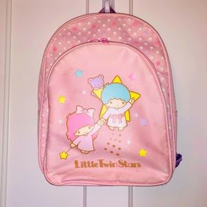 Little Twin Stars Pink Backpack